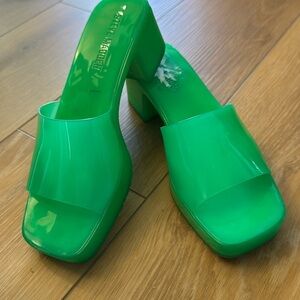 Steve Madden Green Heels
